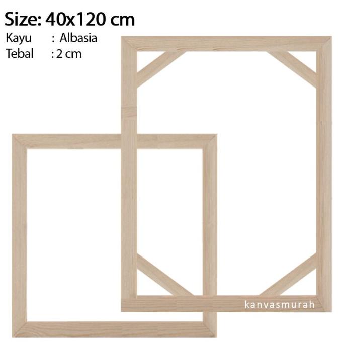 

Spanram 40x120 cm Span Ram Kayu Frame 120x40 cm