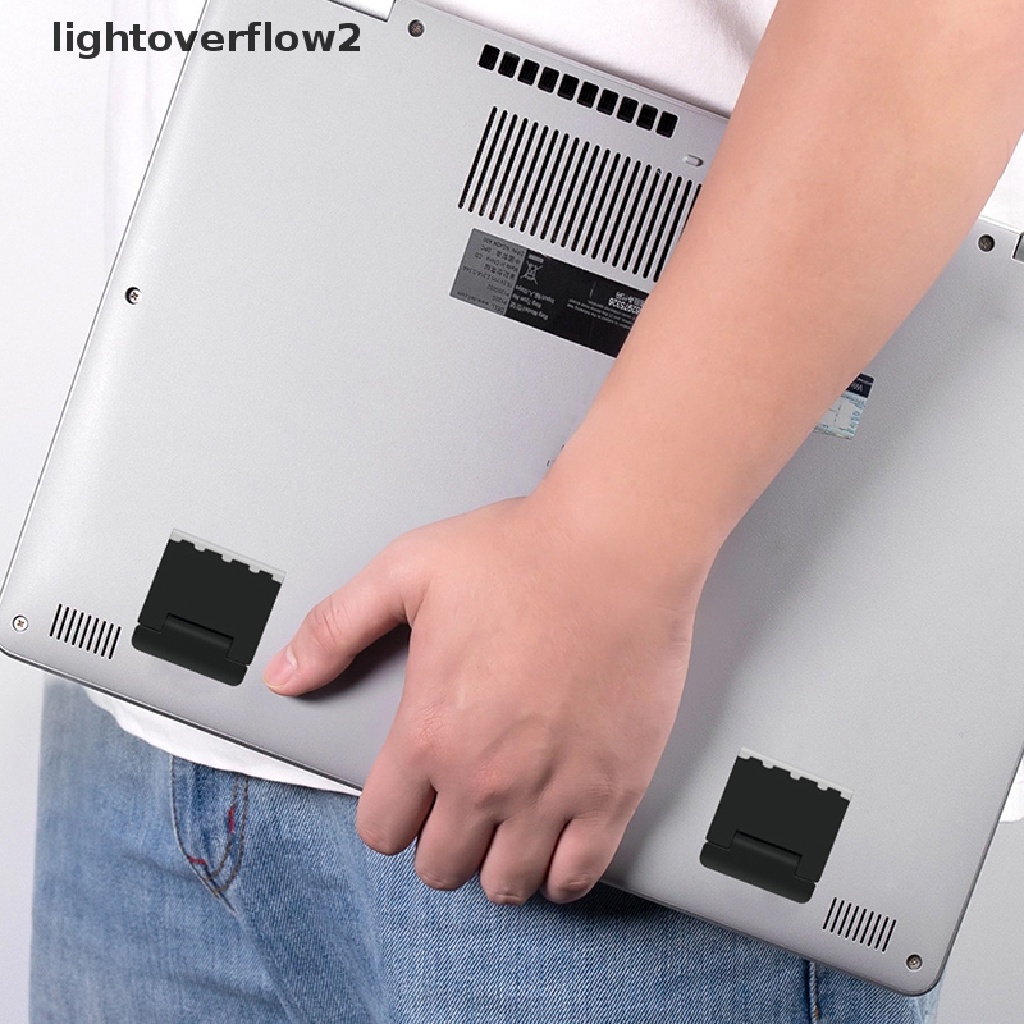 (lightoverflow2) 1 Pasang Rak Pendingin Laptop / Komputer / Keyboard Portable