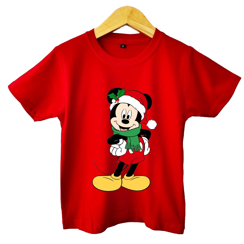 BAJU KAOS ANAK NATAL MCKY merah