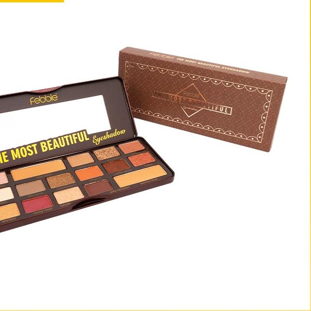 SALE[BPOM]KKV-FEBBLE·MOST BEAUTIFUL EYESHDOW PALETTE /dewey finish makeup /baked eyeshadow|KD7