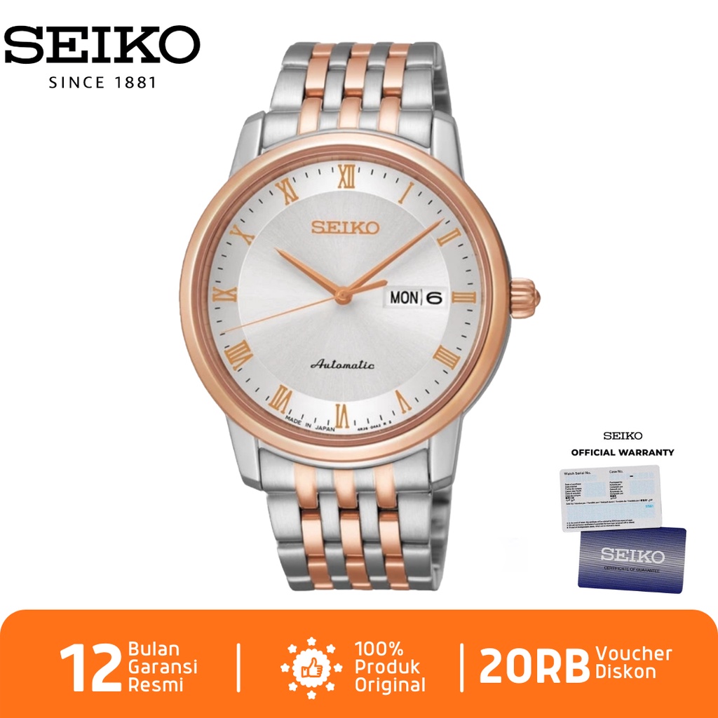 Seiko Presage SRP696J1 Jam Tangan Pria Seiko Automatic SRP696 Stainless Steel Strap