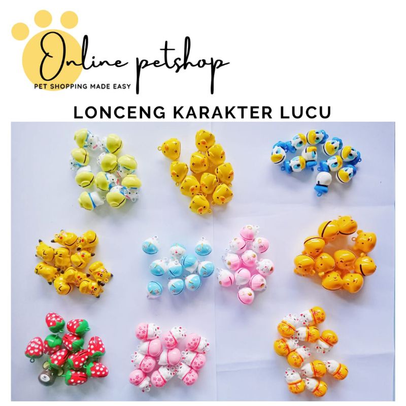 LONCENG KARAKTER KALUNG KUCING