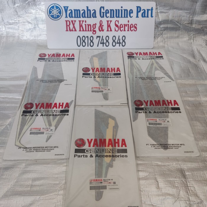 LIST#STRIPING YAMAHA RX KING 2005 BIRU ORIGINAL YGP