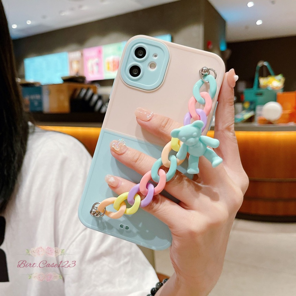 CASE FYP RANTAI BONEKA MACARON PROCAMERA VIVO Y35 Y16 Y22 V25 5G V25e V25 PRO BC6702