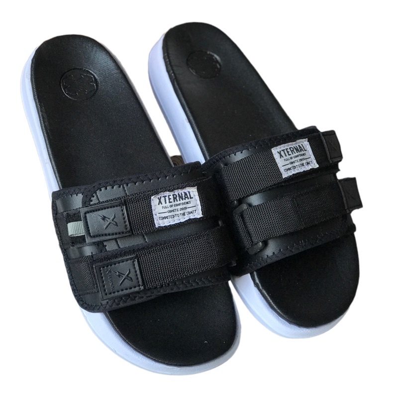 Sandal Xternal Step Sure Hiraeth Black White