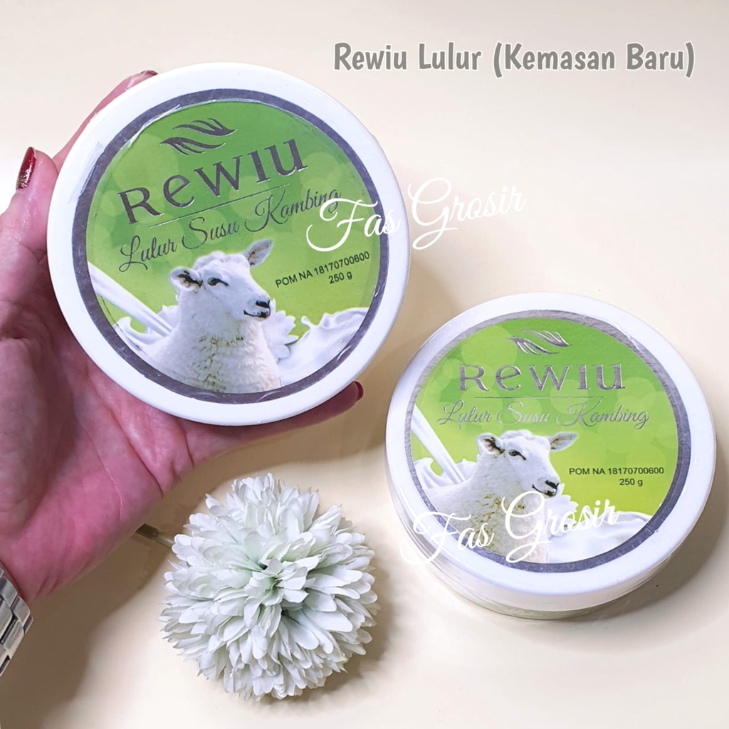 REWIU BODY SCRUB | REWIU LULUR SUSU KAMBING 250GR