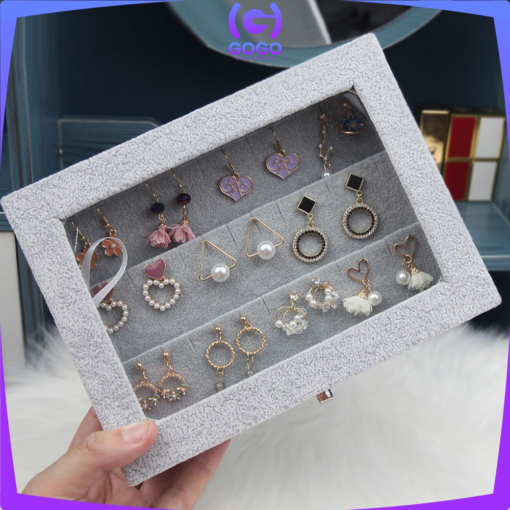 GOGO-K22 Kotak Perhiasan Seserahan Jewelry Box Cincin Kalung Tempat Penyimpanan Aksesoris Wanita