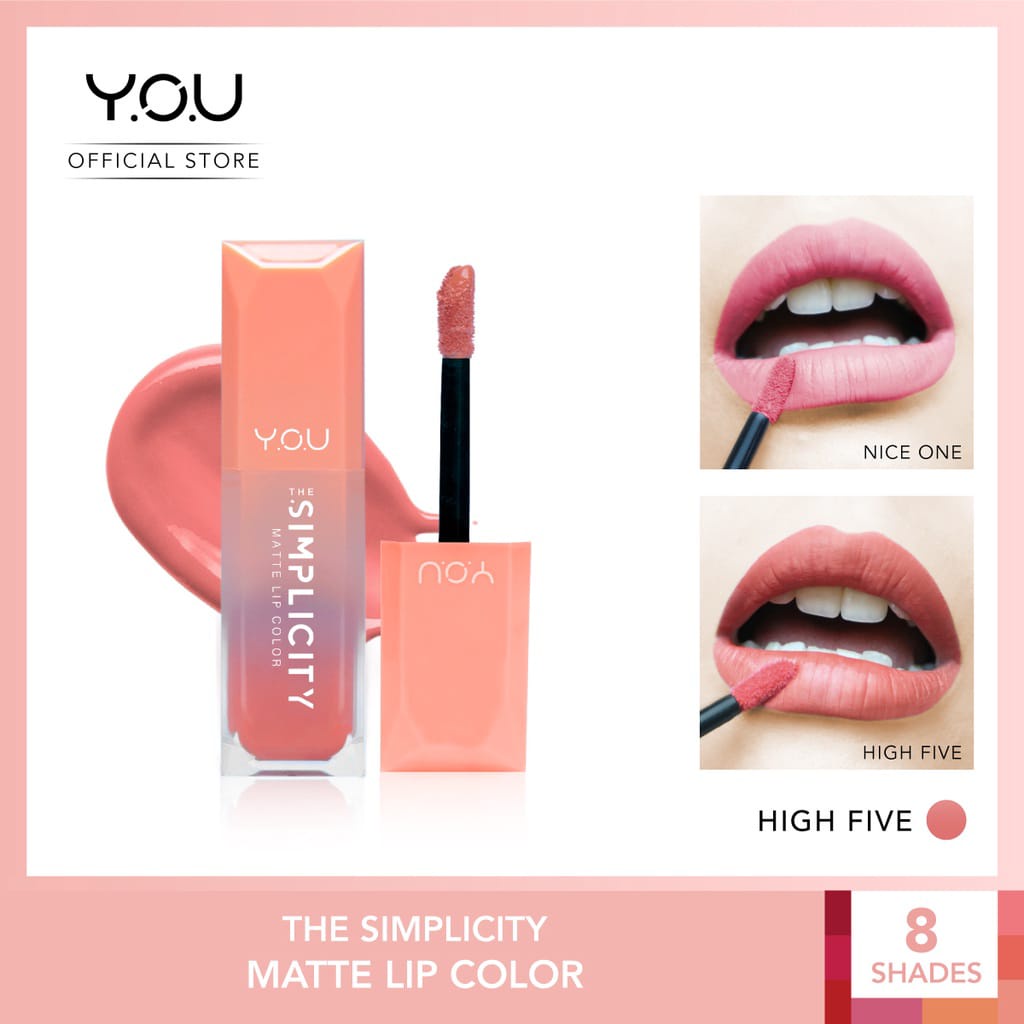 The Simplicity Matte Lip Color by Y.O.U Makeups Original 100% By YOU