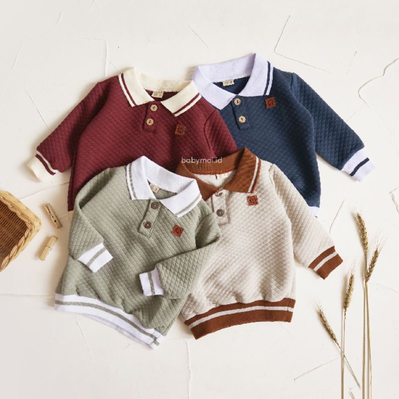 LUCA  Baju Sweater Jacket Bayi Anak Laki Laki Perempuan Unisex