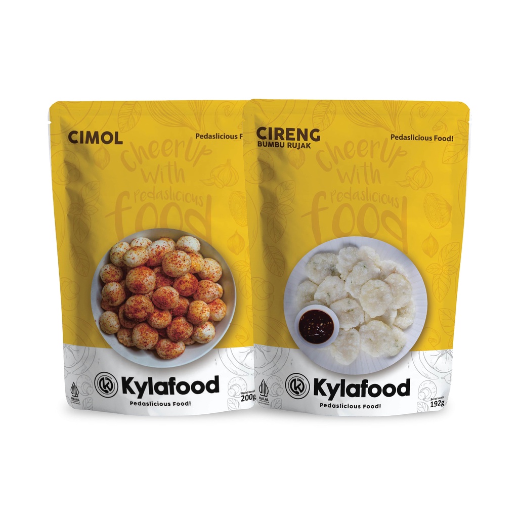 Kylafood Mix ( Cimol Spesial X Cireng Bumbu Rujak )