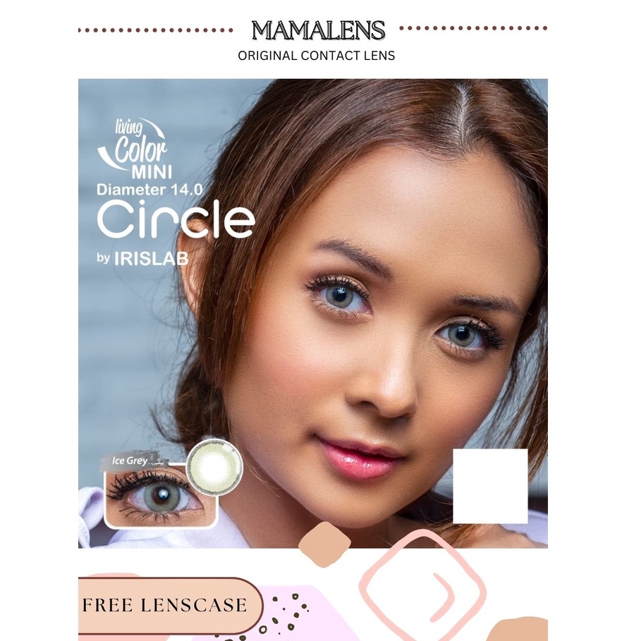 Softlens Mini Circle Minus -3.25 sd -6.00 Free Lenscase -MAMALENS