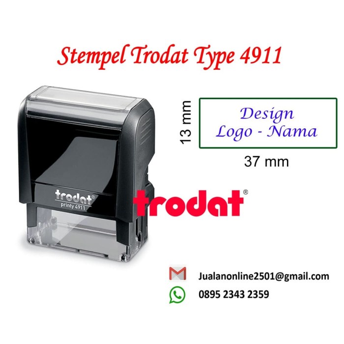 

Letter Stempel Trodat 4911