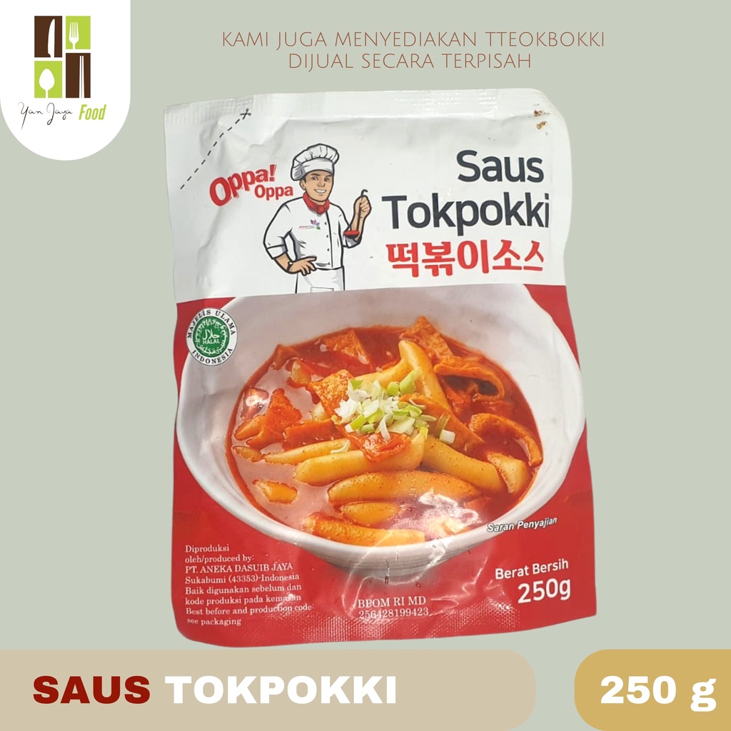 BUMBU SAUS TOKPOKI TOPOKKI TTEOKBOKKI ODENG FISH CAKE 250 GR