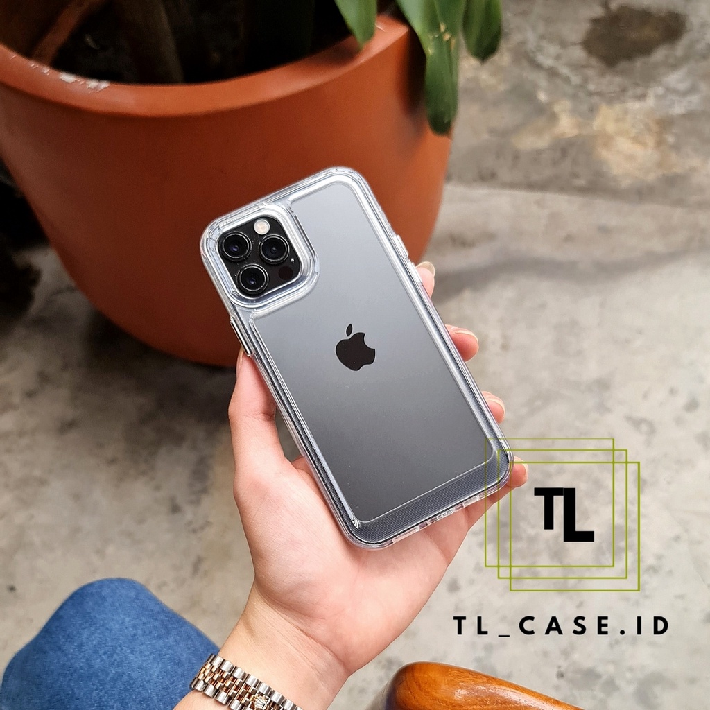 ARM - IPHONE XR X XS XS MAX 11 11 PRO 11 PRO MAX 12 12 PRO 12 PRO MAX 13 13 PRO 13 PRO MAX 14 14 PRO 14 MAX 14 PLUS 14 PRO MAX | ARMOUR MILITARY PREMIUM CLEAR CASE TPU + ACRYLIC BENING TRANSPARANT