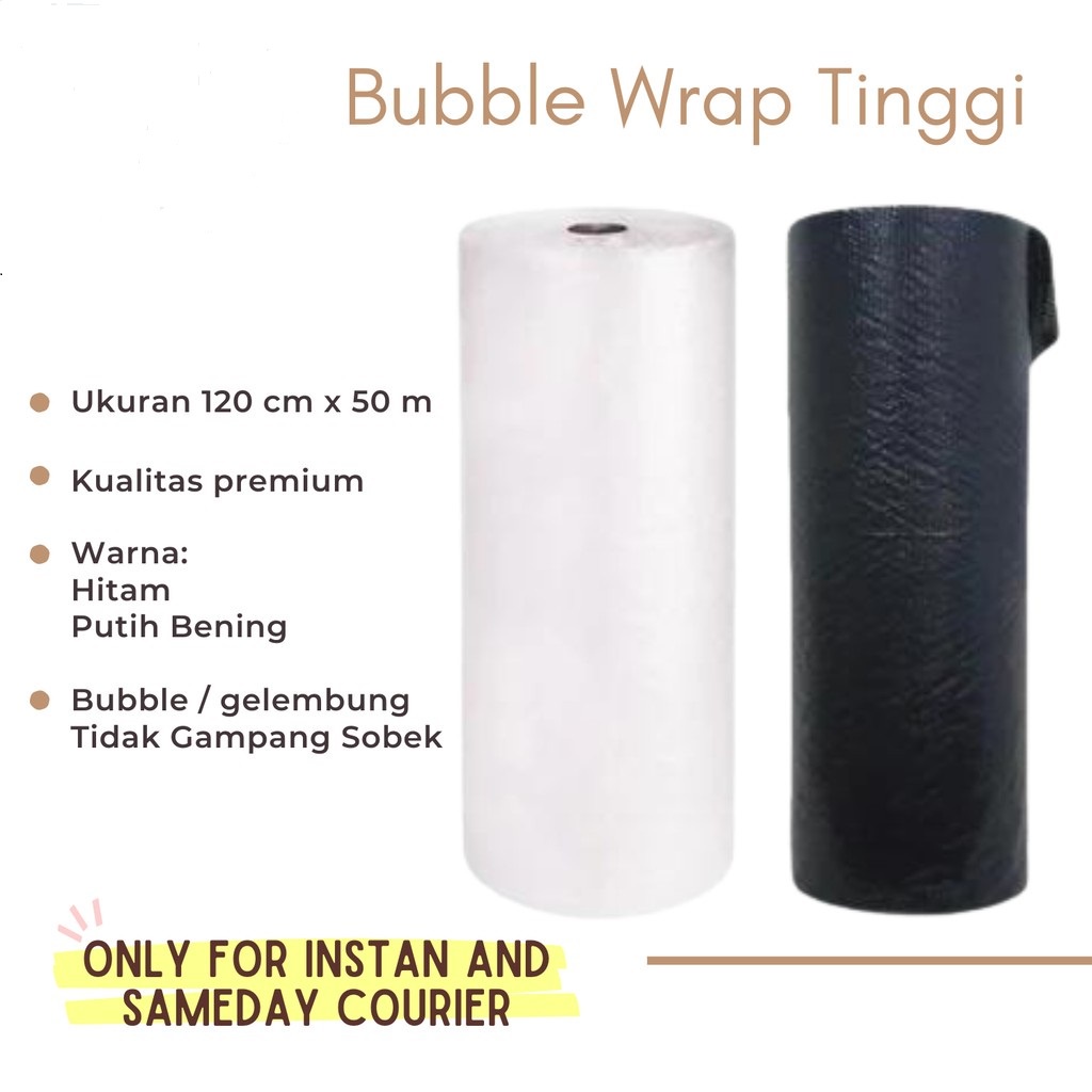 

Bubble Wrap Roll 120 cm X 50 m