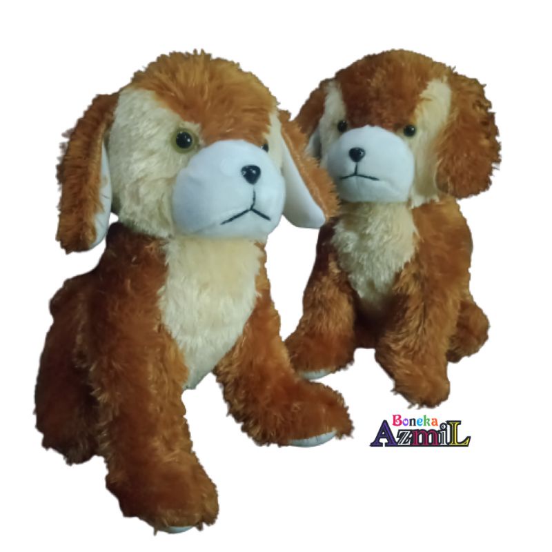 Boneka anjing bulldog ukuran 40 cm