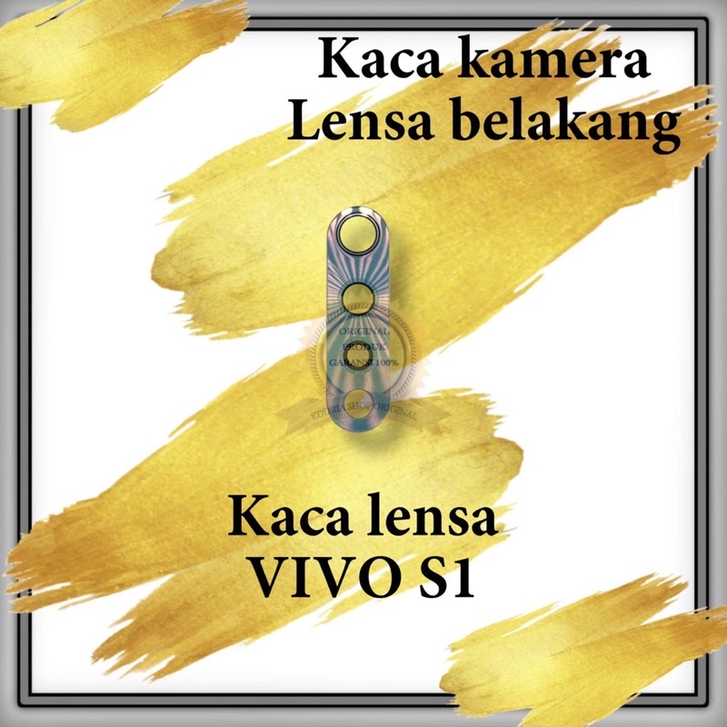 Kaca Lensa Kamera Belakang Vivo S1 Blue Sudah Sama Lem