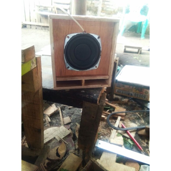 Box speker miniscop/box subwoofer miniatur 4inch