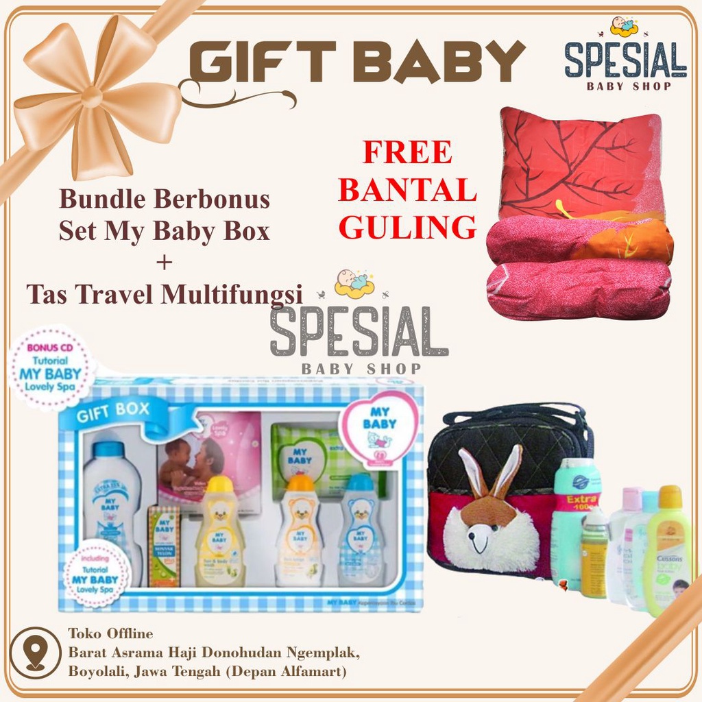 PAKET MY BABY BOX / GIFT SET BAYI / KADO BAYI / SABUN BAYI / PERLENGKAPAN MANDI BAYI-hadiah bayi-had
