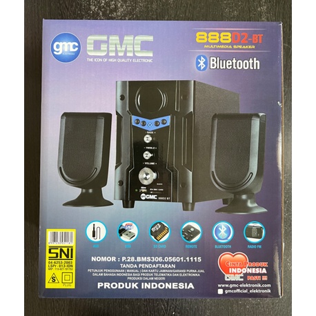 Speaker GMC 888D2 BT Bluetooth Speaker