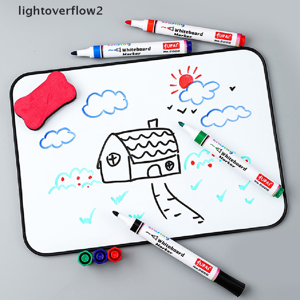 (lightoverflow2) 1pc Spidol Whiteboard Bisa Dihapus Untuk Kantor / Sekolah