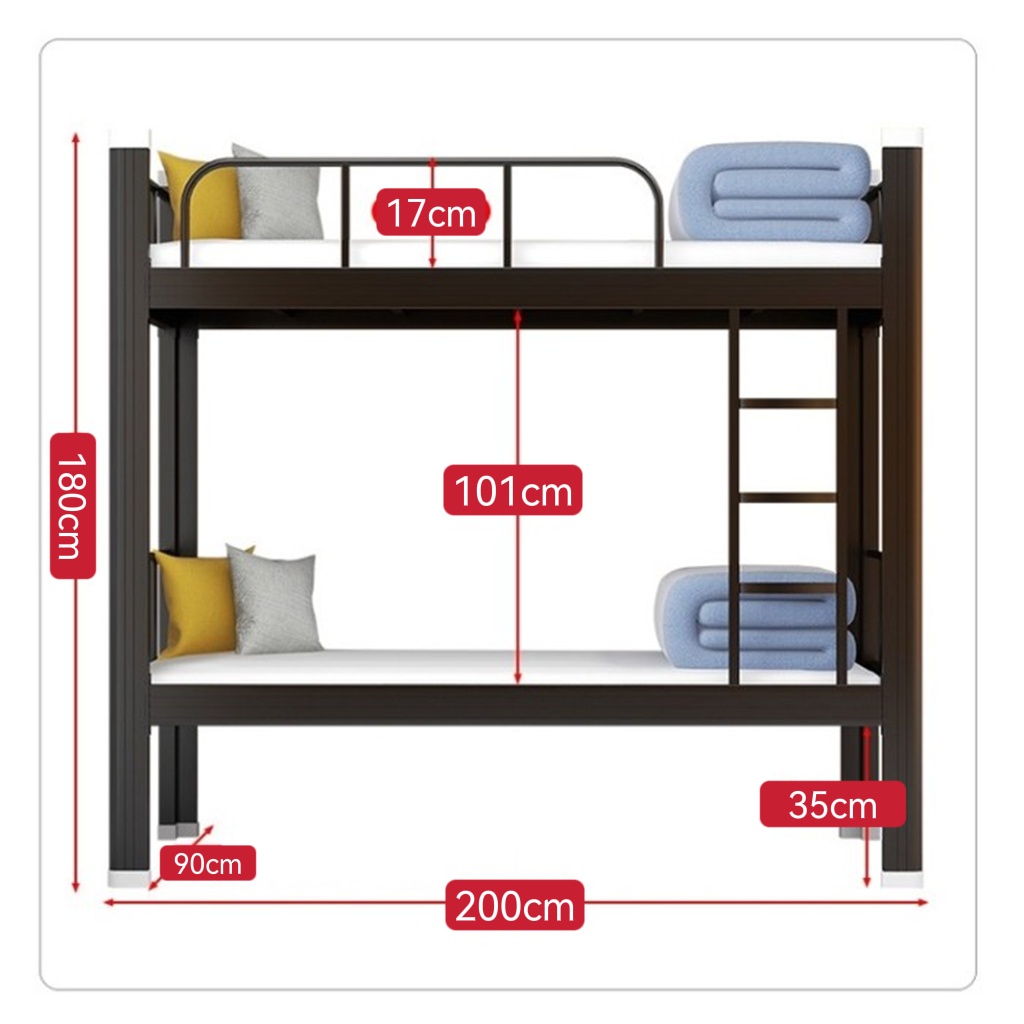 Tempat Tidur Tingkat Ranjang Tingkat Besi Ranjang Susun Tingkat Furnibest