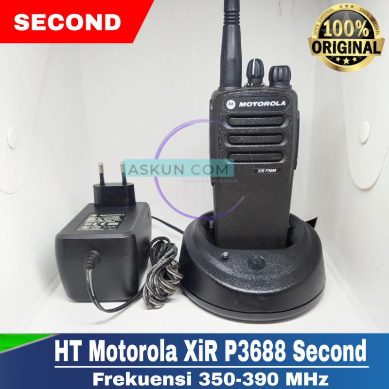 HT Motorola XIR P3688 350-390 Mhz Second Original