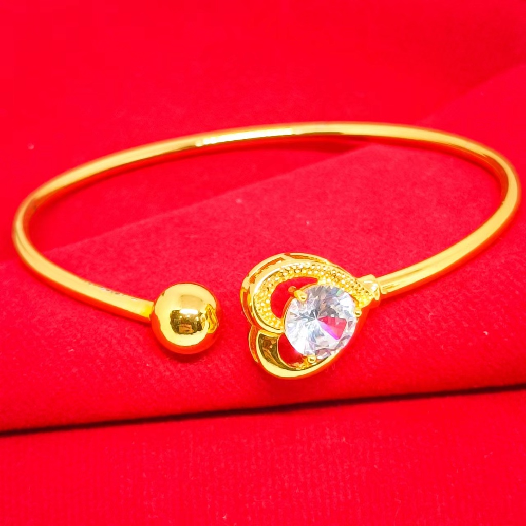 terbaru Gelang keroncong lapis Emas 24k Gold xuping fashion perhiasan