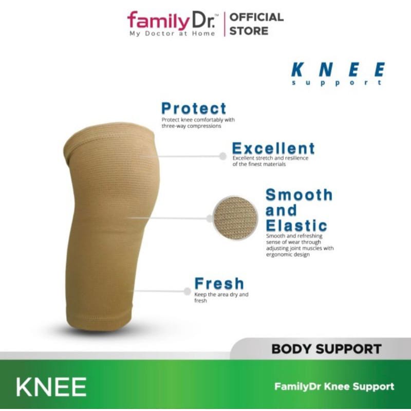 Family Dr Body Support Knee/Alat Pelindung Lutut Family/Alat Penyangga Persendian Lutut