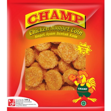 

Champ Naget Ayam Champ Chicken Nugget 250gr