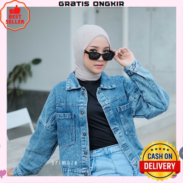 Jaket Jins Wanita Murah Jeket Levis Cewe Jakat Wanita Terbaru Jaket Wanita Korea Import Cwe Distro C