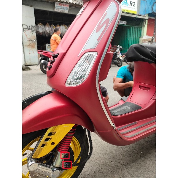 NACOM DV BAUT BREKET KE CALIPER VESPA S / V3