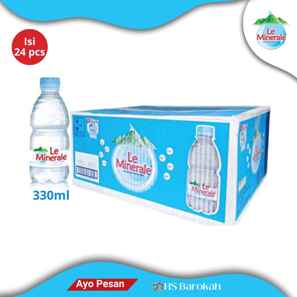 

Le Minerale Air Mineral 330 ml x 24 botol (1 box)