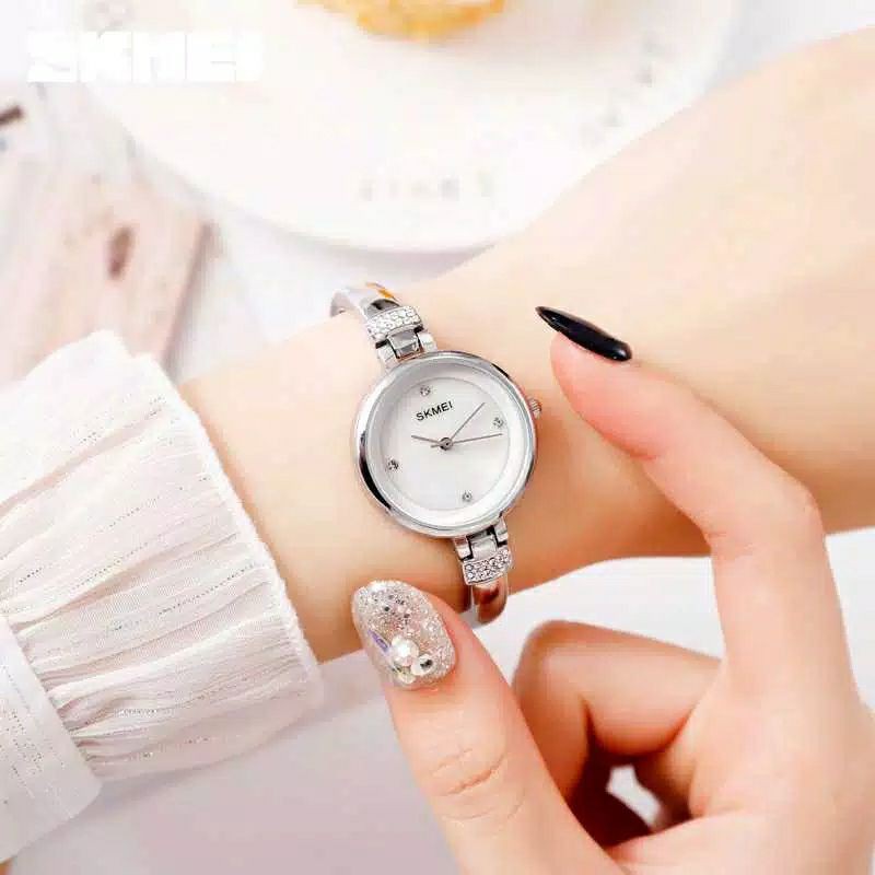 Jam Tangan SKMEI 1409 Wanita Original Anti Air Free Box