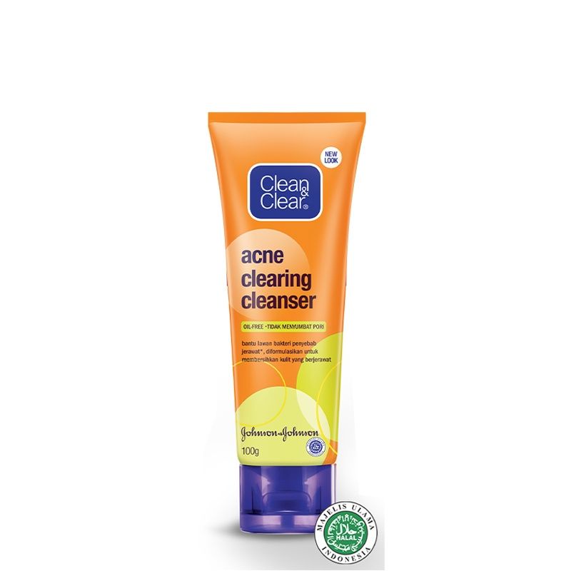 Clean &amp; Clear Acne Clearing Cleanser 50gr - 100gr