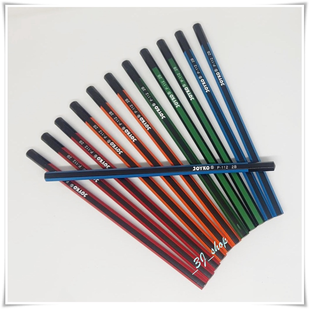 

0339-Pencil Pensil 2B Joyko P112 / Pensil 2B Raut Joyko P112 / Pensil 2B Merk Joyko P112 / Pencil 2B Top Quality