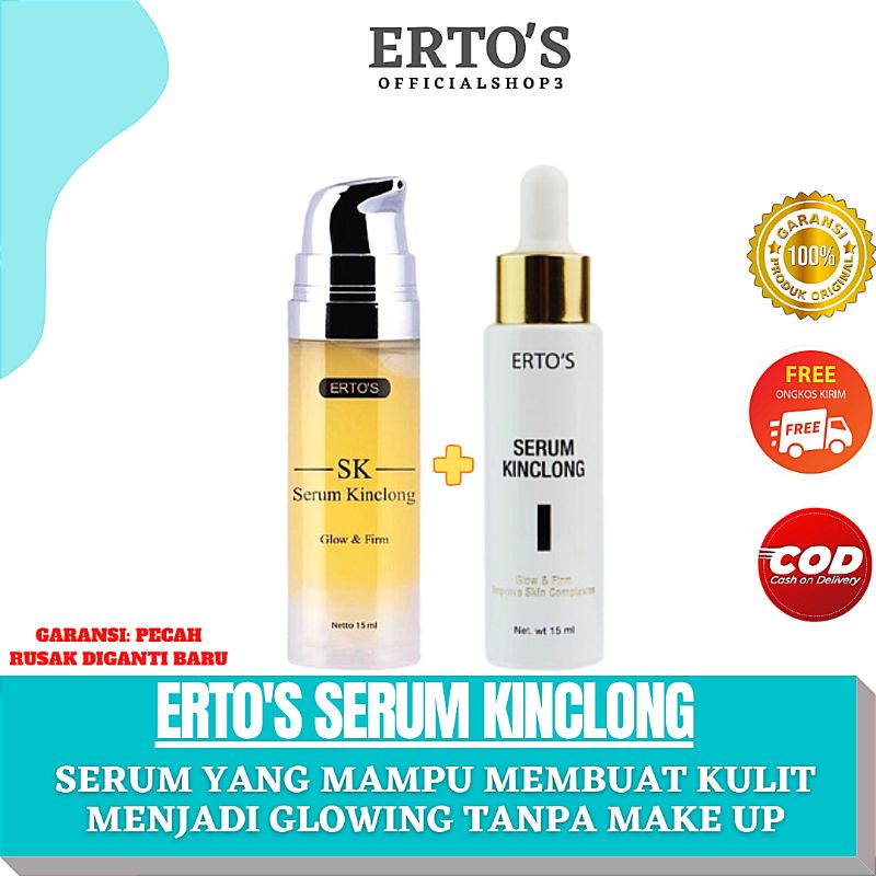 Ertos Serum Kinclong Serum Wajah Glowing