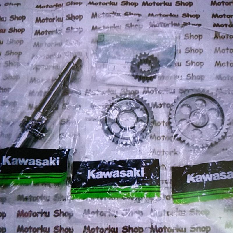 Gear gir rasio gigi rasio klx 140 klx140 pnp klx150 klx 150 original kawasaki