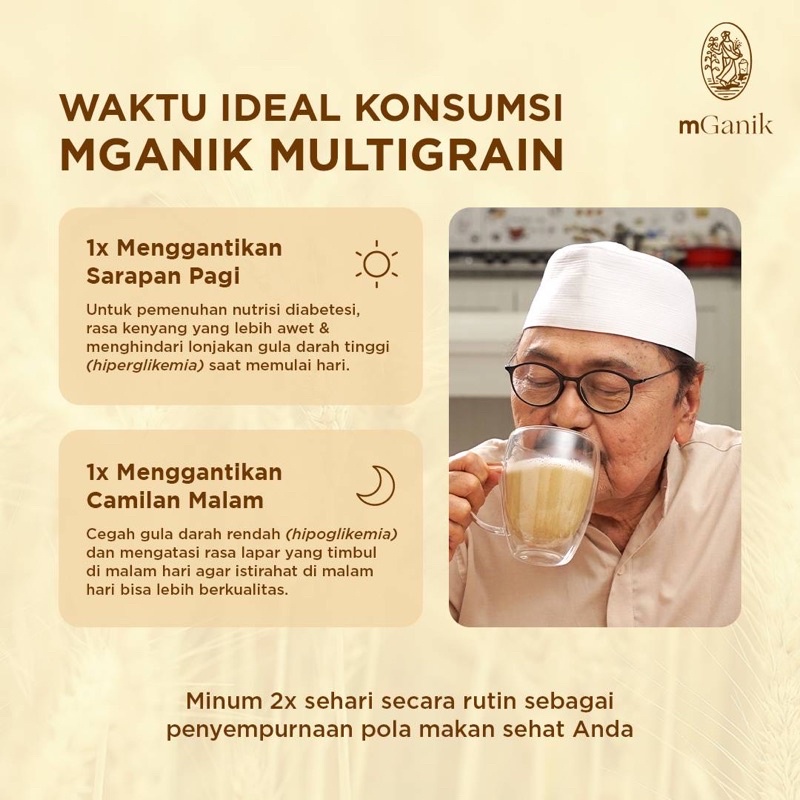 Mganik Multigrain ecer 1 sachet original M GANIK l Multi Grain minuman diabetes kencing manis obat darah tinggi gula darah kolestrol paket multigrain original 100% bpom halal mencegah menyembuhkan obat hipertensi