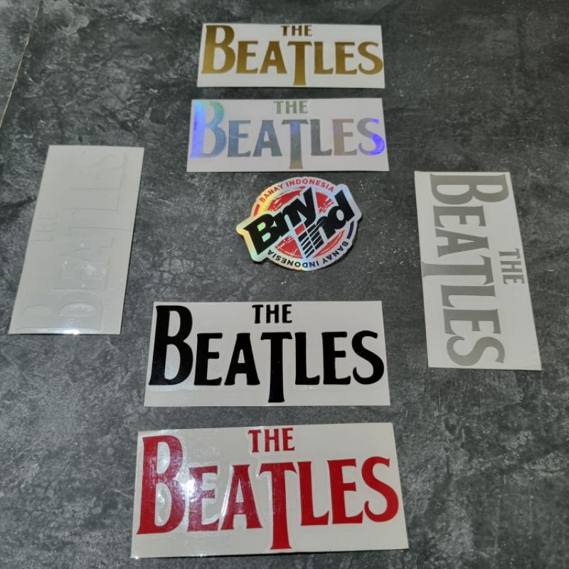 STICKER STIKER THE BEATLES CUTTING