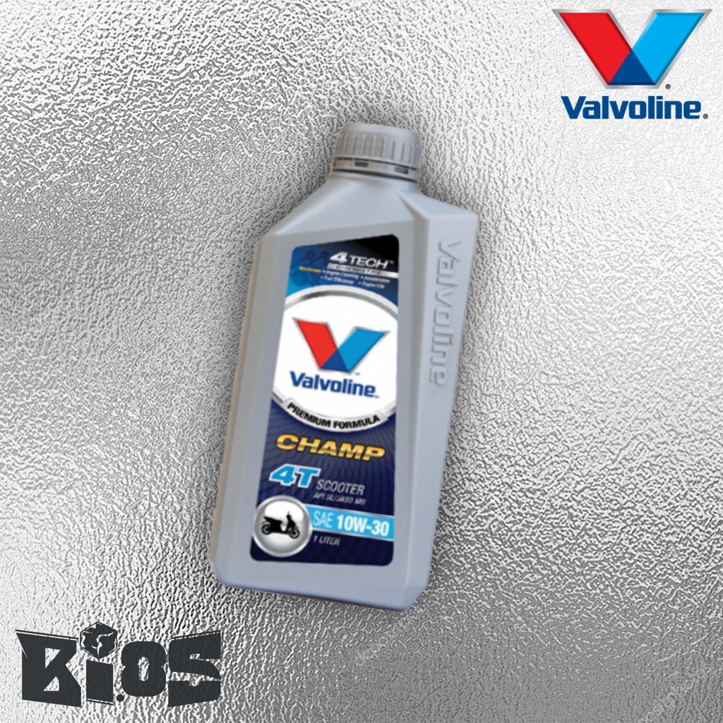 VALVOLINE CHAMP SCOOTER 4T 10w30 1L OLI MOTOR MATIC ORIGINAL 100%