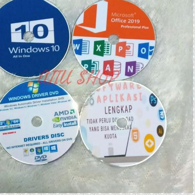Jual Lihat Disini[11] PAKET 4 KASET CD DVD DRIVER INSTALL ULANG