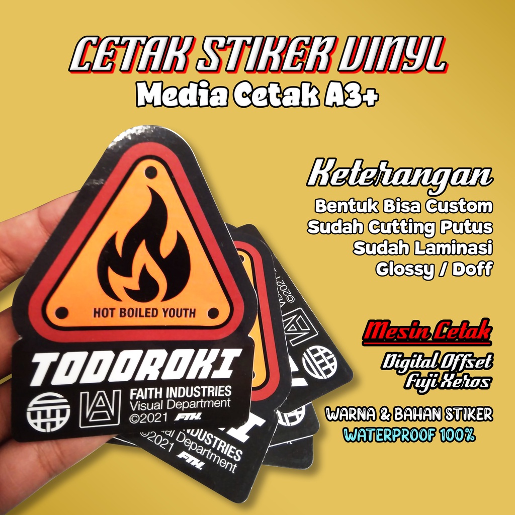 

Cetak Stiker Vinyl Media A3+