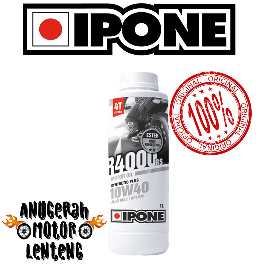 Oli lPONE R4000 RS 1L Synthetic Plus Ester Jaso MA2 API SM