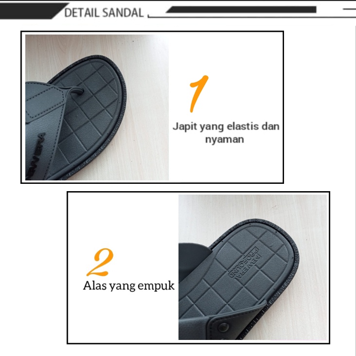 gof NEW ERA MB 8030 SANDAL JEPIT PRIA Sandal Karet Pria Distro Casual Sandal Pria Keren Terbaru