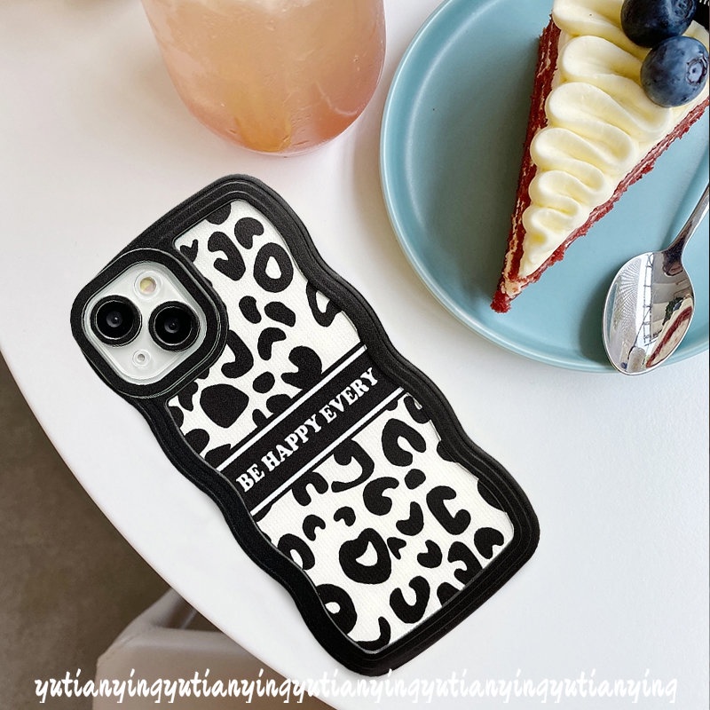 Casing Leopard Keren Oppo A17 A15 A12 A57 2022 A7 A55 A95 A76 A9 A5 2020 A96 A54 A16K A16 A3s A15s A16s A74 A1K A5s A16E A53 Reno 58 7 6 A12E F9 A52 A33 A72 A35 Zebra Case Tepi Bergelombang