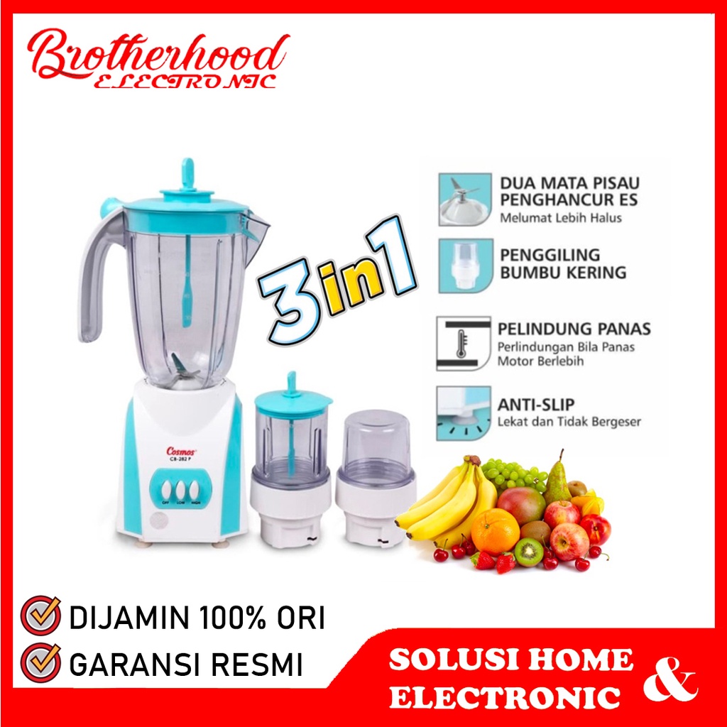(BISA COD) Blender Cosmos CB-281 P / CB281P / CB 281P / CB281P / CB 281P / CB-281P / CB-282AP - Blen