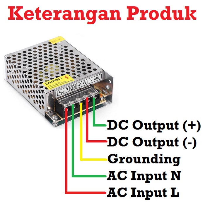 [HAEBOT] Power Supply Switching Adaptor Adapter 5V 30A DC PSU Jaring 150W 220V 5 Volt Switch Mini CNC Pencatu Catu Daya CCTV Trafo Elektronika