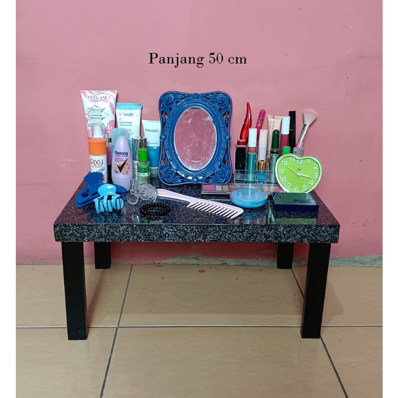 Meja Rias Meja Make Up Rak Rias Lesehan Murah Minimalis