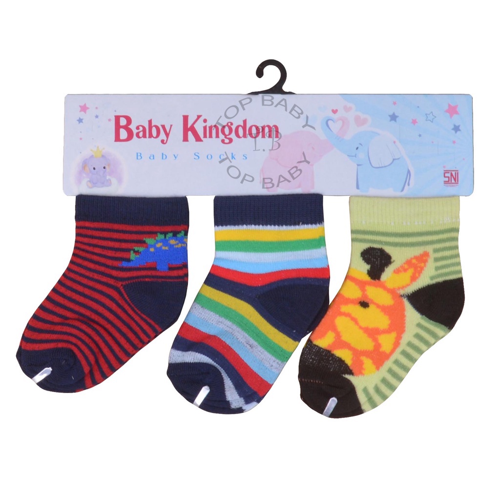 Kaos Kaki  Bayi 3in1  Baby Kingdom - 4605